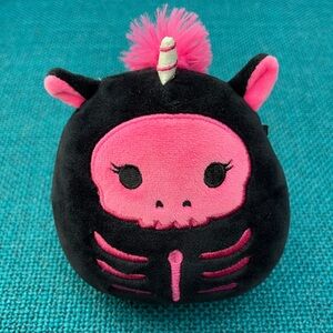 Squishmallows “Sketlana” the skeleton unicorn 5” plush